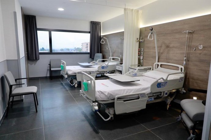 Una habitación del Hospital Sant Joan de Déu de Inca.