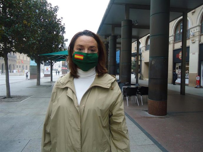 La concejal del grupo municipal de Vox en el Ayuntamiento de Zaragoza, Carmen Rouco