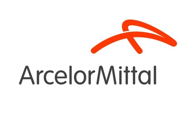 Logo de la siderúrgica ArcelorMittal.
