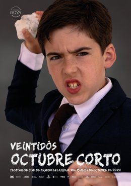 Cartel edición 2020 de Octubre Corto