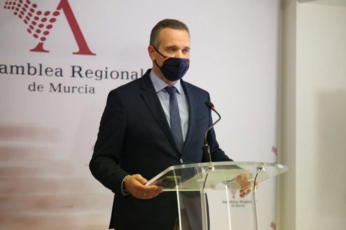 El portavoz del Grupo Parlamentario Popular, Joaquín Segado