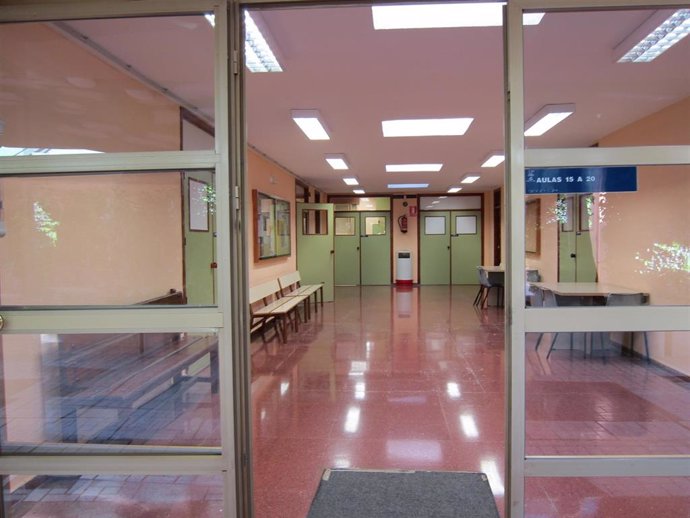 Un pasillo universitario, en una imagen de archivo