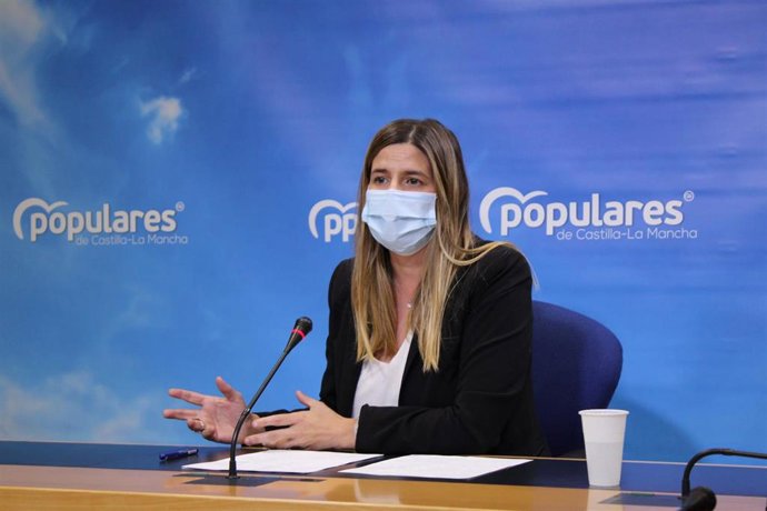 Pp Clm (Cortes De Voz Y Fotografía) Rueda De Prensa De Carolina Agudo