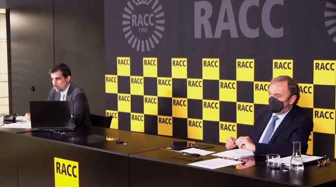 El director de la Fundación Racc, Lluís Puerto, y el presidente del Racc, Josep Mateu