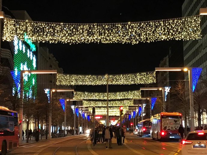 Luces de Navidad, iluminación de calles