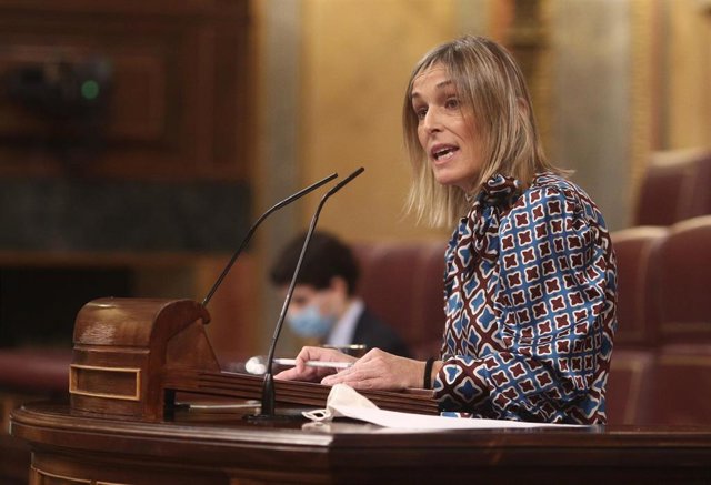 La diputada del PNV, Idoia Sagastizabal, durante su intervención en el Congreso de los Diputados durante la segunda jornada del debate de los Presupuestos Generales para 2021.