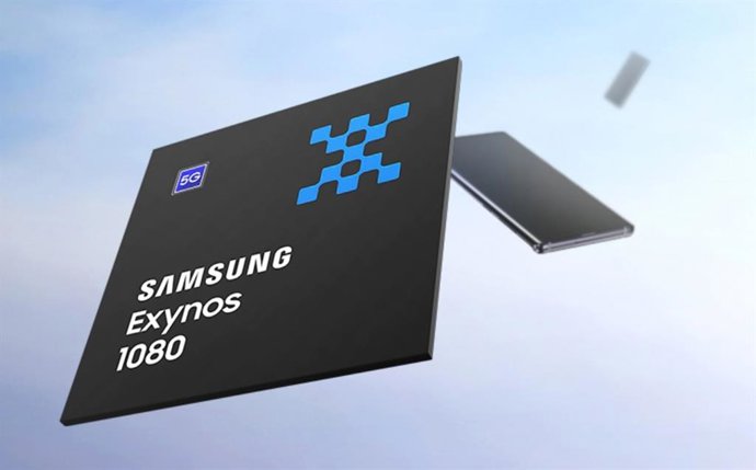 Procesador Exynos 1080 de Samsung.