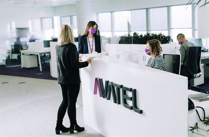 Sede de la operadora de telecomunicaciones Avatel en Torre Espacio (Madrid)