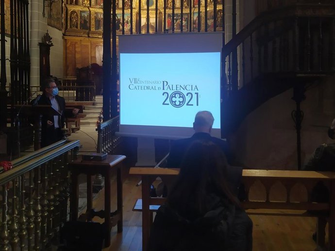 Presentación del logo del VII Centenario de la Catedral de Palencia.