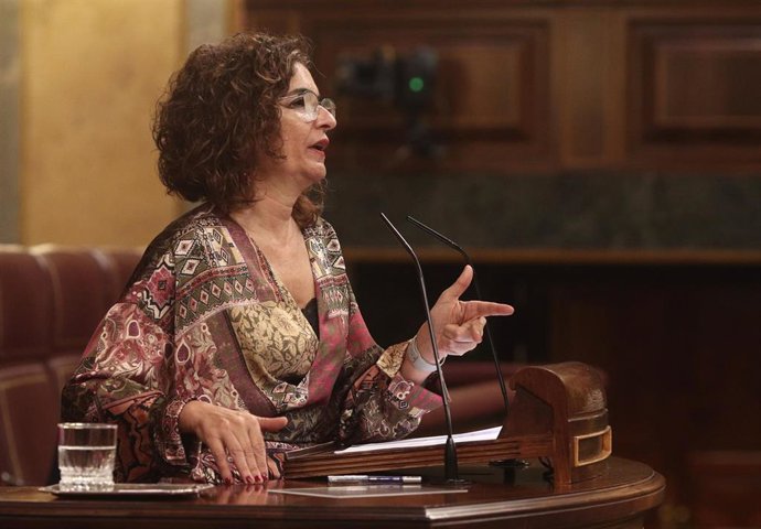 La ministra portavoz y de Hacienda, María Jesús Montero.