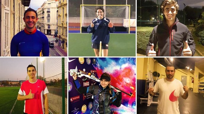 Los seis participantes en la Copa de España 2020 de skeleton y que buscarán entrar a formar parte del equipo olímpico español