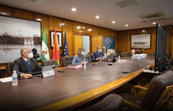 Reunión del Consejo de Administración del Puerto de Huelva.