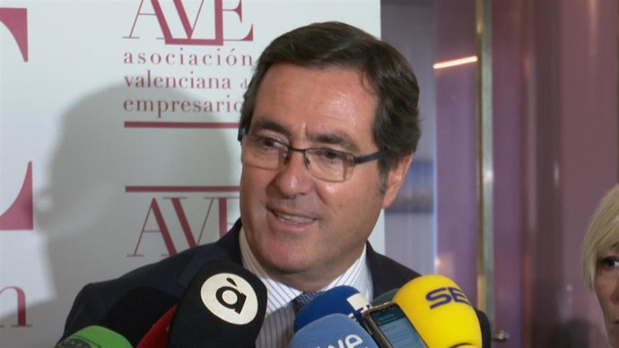 El presidente de la CEOE, Antonio Garamendi,  en una imagen de archivo