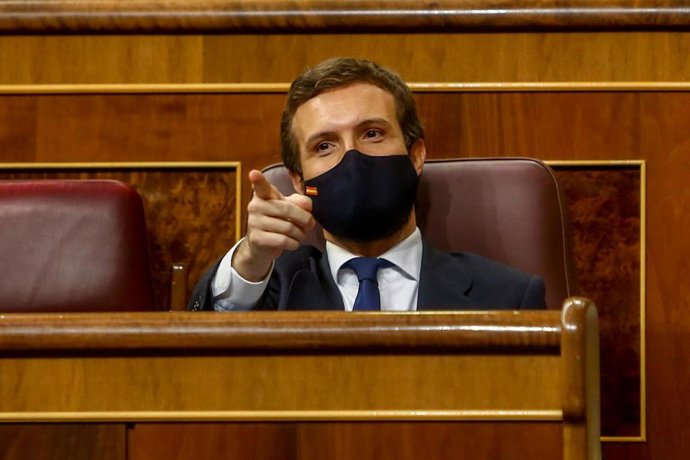 El líder del PP, Pablo Casado.