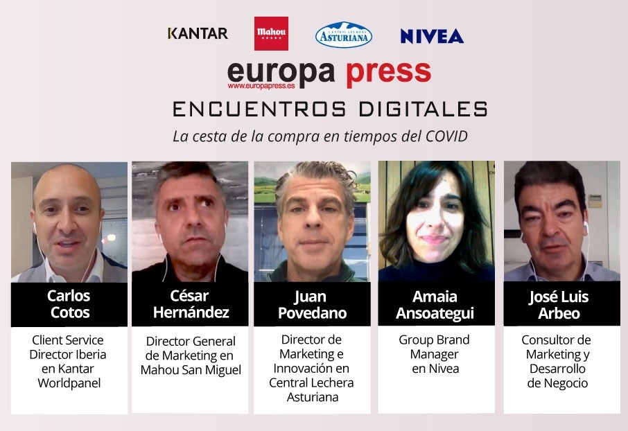 Encuentro digital de Europa Press: 'La cesta de la compra een tiempos del COVID'.