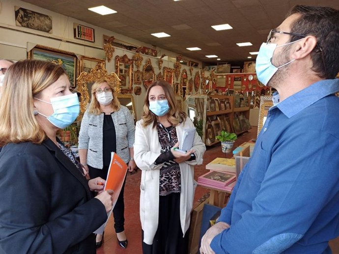 Santa María, con comerciantes del Polígono El Manchón