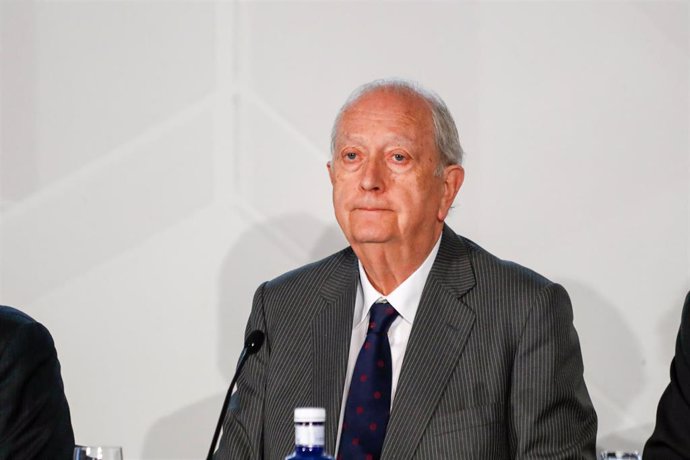 El presidente de Inmobiliaria Colonial Socimi, Juan José Brugera, durante la  junta general de accionistas de la compañía de 2019