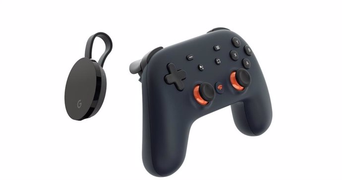 Mando de Google Stadia y Chromecast Ultra