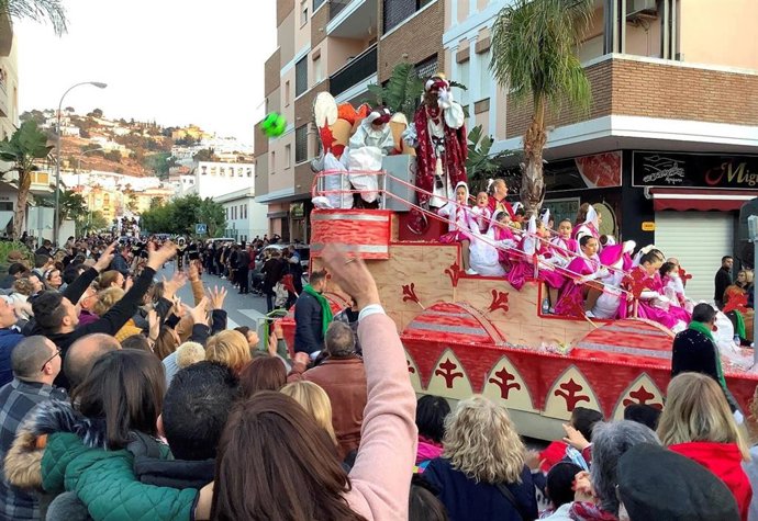 Cabalgata de Reyes de Almuñécar en 2020