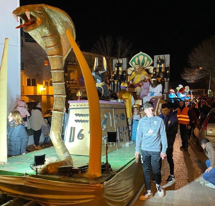 Cabalgata de Reyes de Montefrío, en imagen de archivo