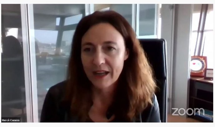 La presidenta del Puerto de Barcelona, Merc Conesa