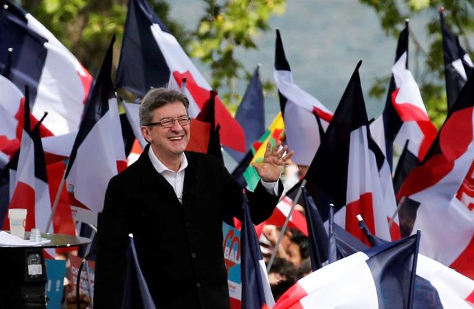 El líder de Francia Insumisa, Jean Luc Mélenchon.