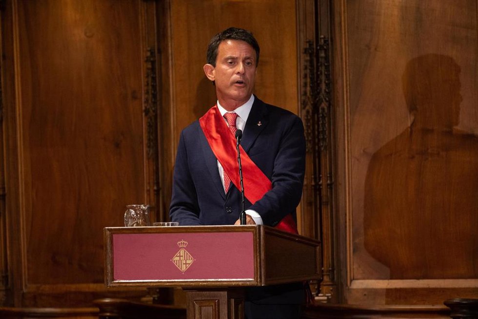 El líder de BCNCanvi, Manuel Valls.