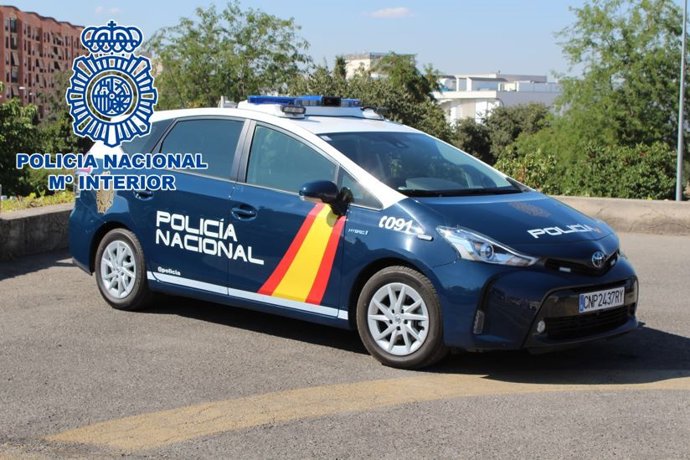 Coche patrulla de Policía Nacional