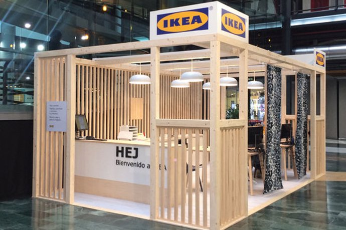 El model d'estand que Ikea installar a l'Espa Girons de Salt, en una imatge cedida aquest 13 de novembre del 2020. (Horitzontal)