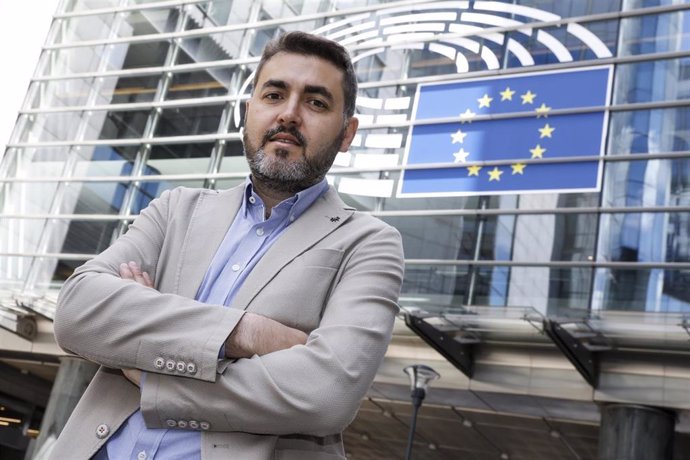 El eurodiputado socialista Jonás Fernández en Bruselas. Imagen recurso del servicio audiovisual del Parlamento Europeo