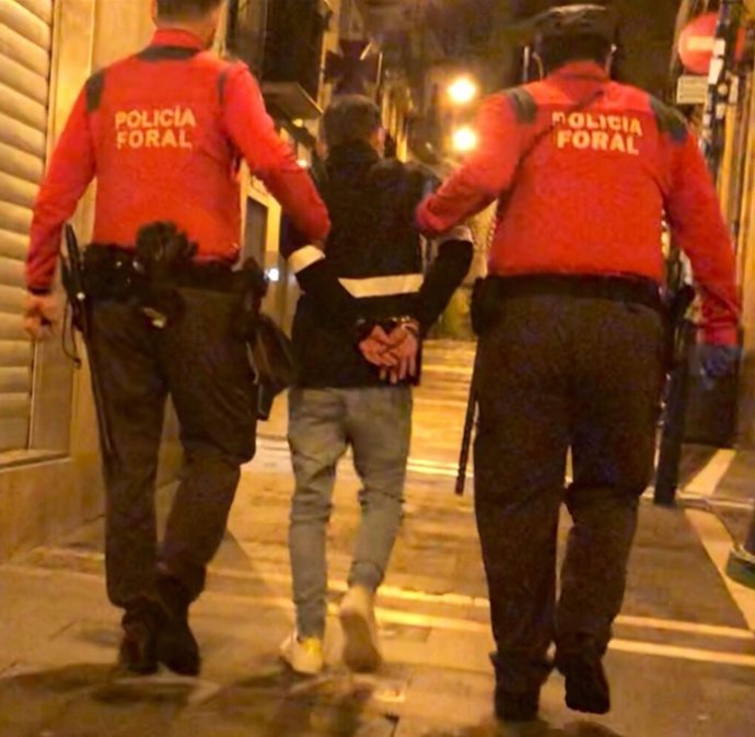 Detención de la Policía Foral