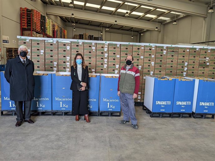 Donación de Mercadona al Banco de Alimentos de Salamanca.