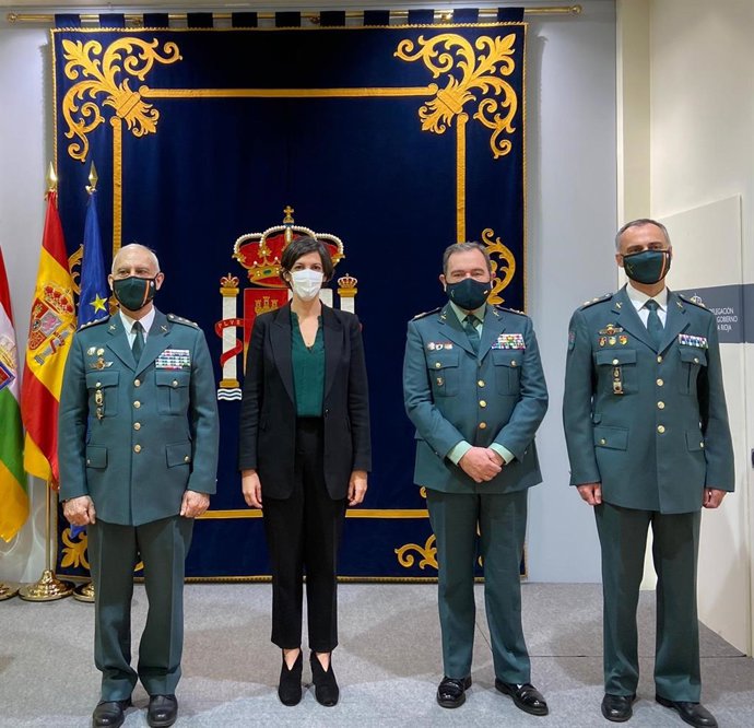 Toma de posesión del nuevo Coronel Jefe de la 10a Zona de la Guardia Civil de La Rioja, José Antonio Cubel López