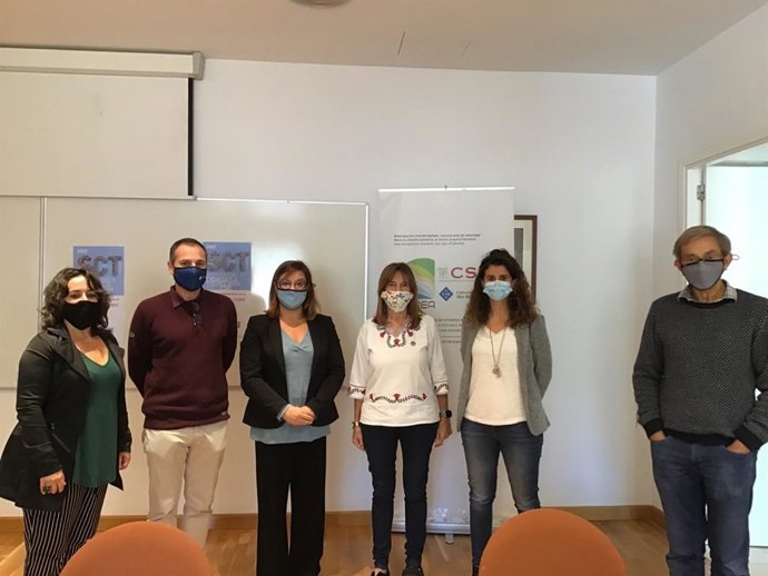 Presentación del protocolo de colaboración entre el Consell de Mallorca y el CSIC en materia paleontológica.