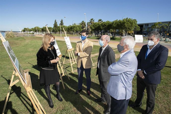 La reconstrucción se ubicará en el extremo sur del Paseo de la Ría de Huelva capital.