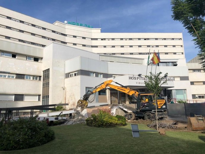 Obras para peatonalizar el entorno del hospital