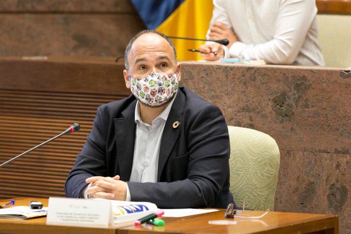 El consejero de Transición Ecológica, Lucha contra el Cambio Climático y Planificación Territorial del Gobierno de Canarias, José Antonio Valbuena