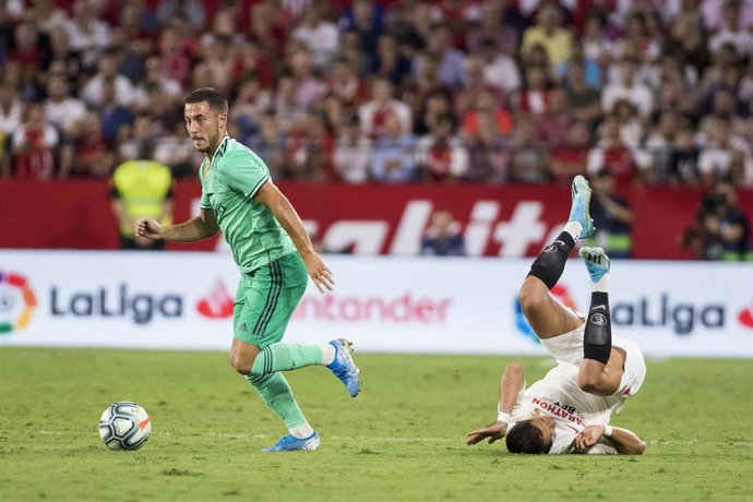 Hazard en el Sevilla - Real Madrid