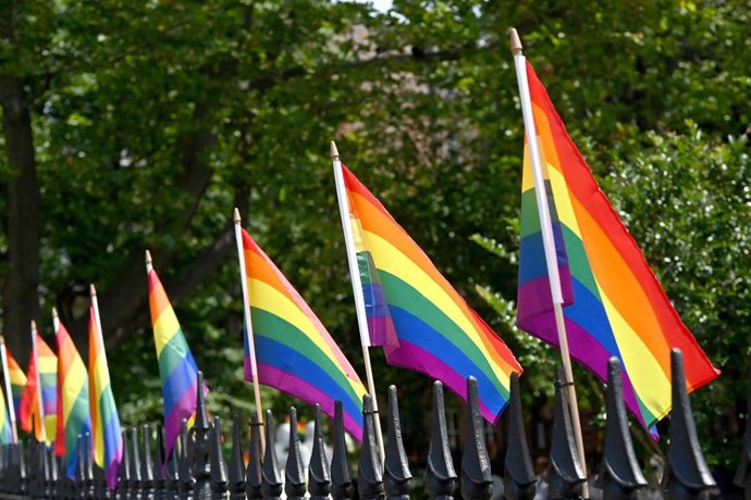 Imagen de archivo de la bandera LGTBI.