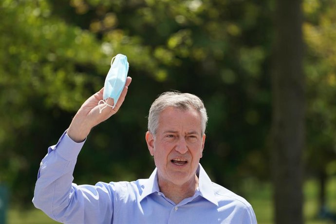 El alcalde de Nueva York, Bill de Blasio. 