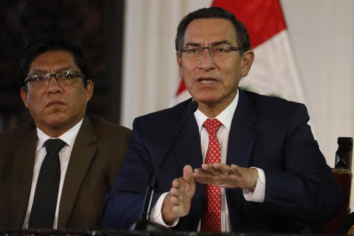 El presidente de Perú, Martín Vizcarra.