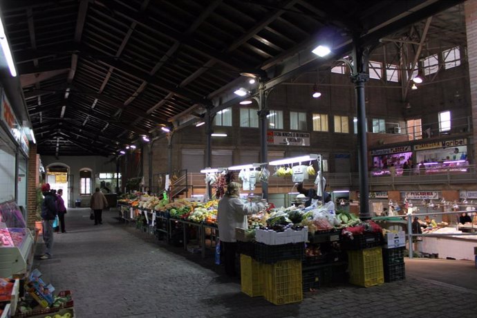 Mercado De Calatrava Mérida, en una imagen de archivo.