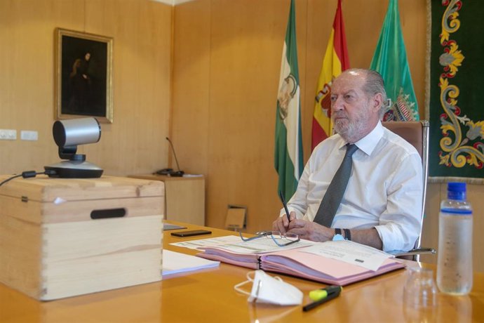 Fernando Rodríguez Villalobos, presidente de la Diputación de Sevilla, foto de archivo