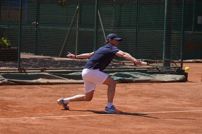 Tenista, foto de archivo