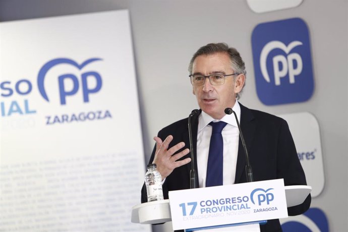 El presidente del PP en Aragón, Luis María Beamonte