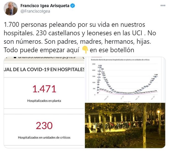 El vicepresidente de la Junta de Castilla y León, Francisco Igea.