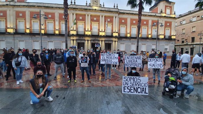 Concentración en Huelva para reivindicar que el deporte es salud