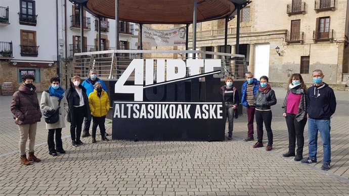 Acto de Altsasu Gurasoak cuando se cumplen cuatro años de las primeras detenciones por el 'caso Alsasua'