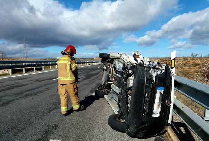 Un total de 49 personas fallecen en accidentes de tráfico en Aragón en lo que va de 2020.