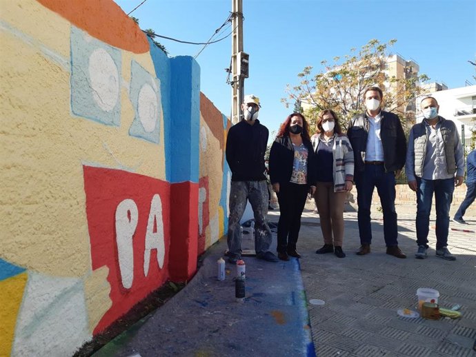 Ayuntamiento de Sevilla difunde los Objetivos de Desarrollo Urbano Sostenible con grafitis en 16 colegios y espacios púlbicos